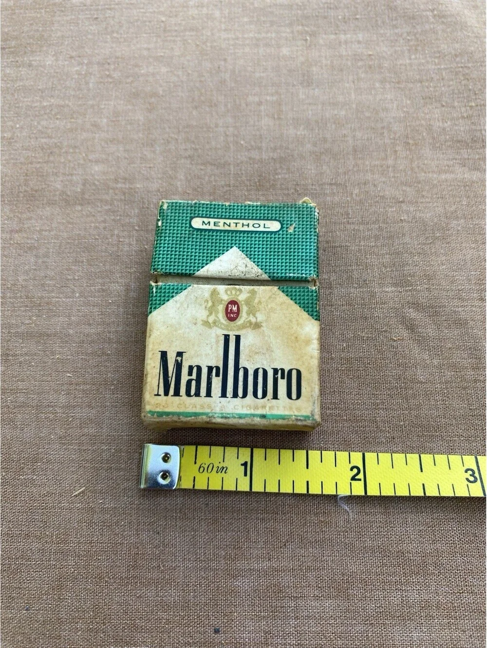 Marlboro Menthol Flip Top Box Wooden Matches Mini Pack Used